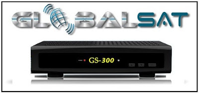 Atualização Globalsat GS 300 HD V4.07 03/06/2017