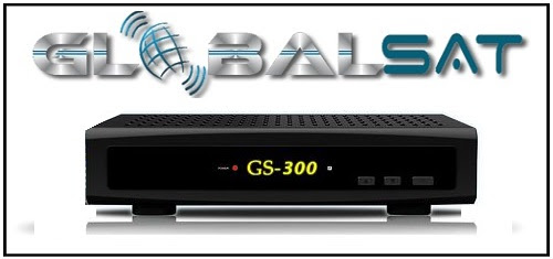 Atualização Globalsat GS 300 HD V4.09 29/06/2017