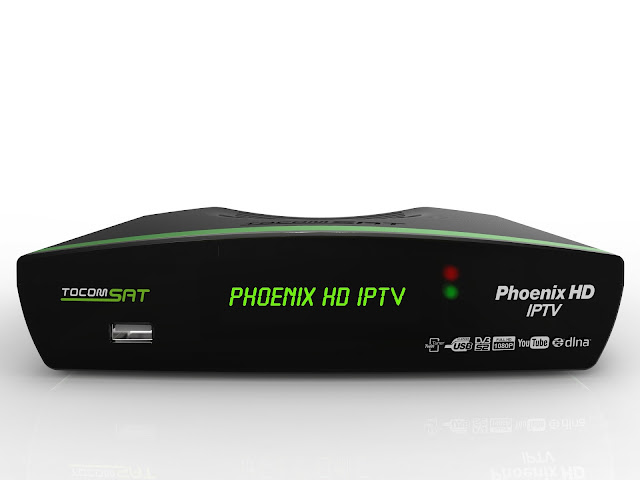 Atualização Tocomsat Phoenix HD Iptv V2.43 16/08/2017