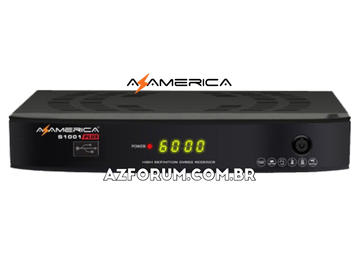Atualização Azamerica S1001 Plus V1.09.24674 - 21/03/2023